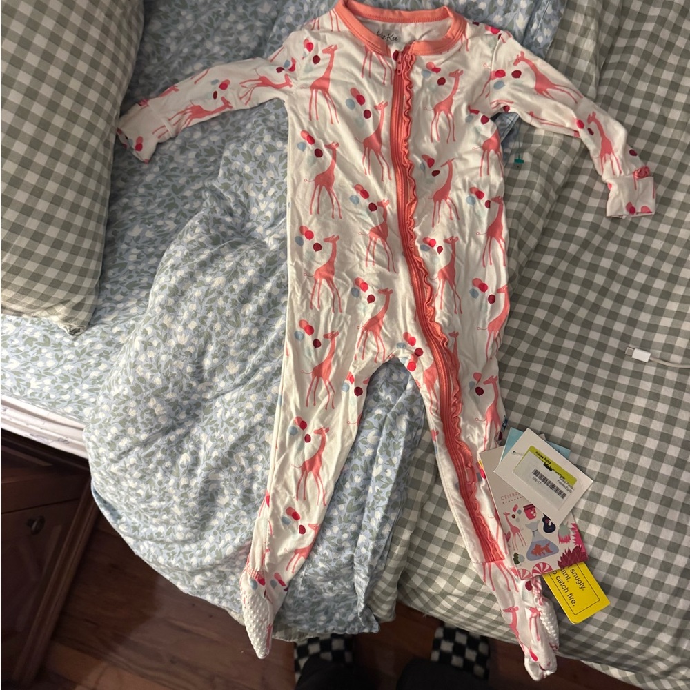 Kickee Pants Flamingo Fun Kids Footie